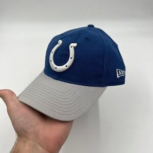 New Era NFL Indianapolis Colts‎ Royal Blue 9TWENTY Adjustable Hat Horseshoe Logo